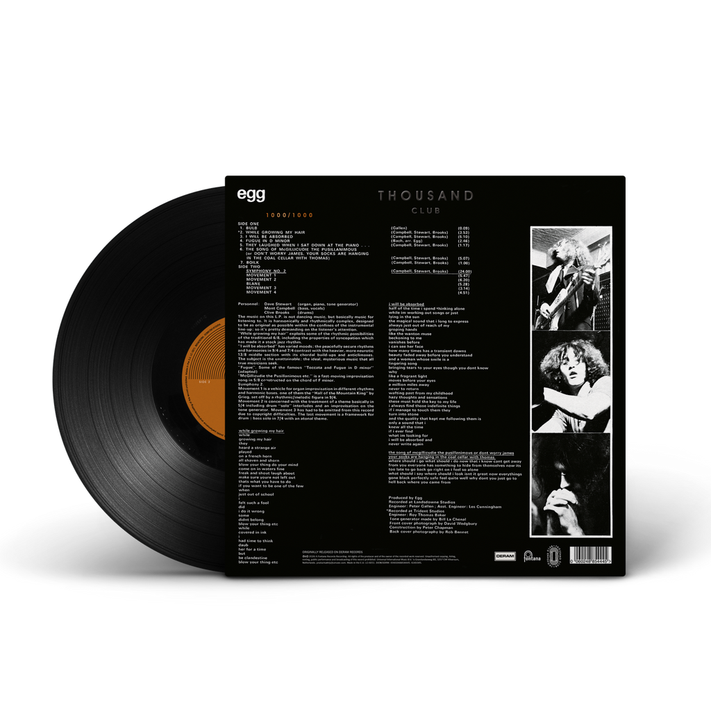 Egg (The Thousand Club) | Vinile Numerato Limited Edition