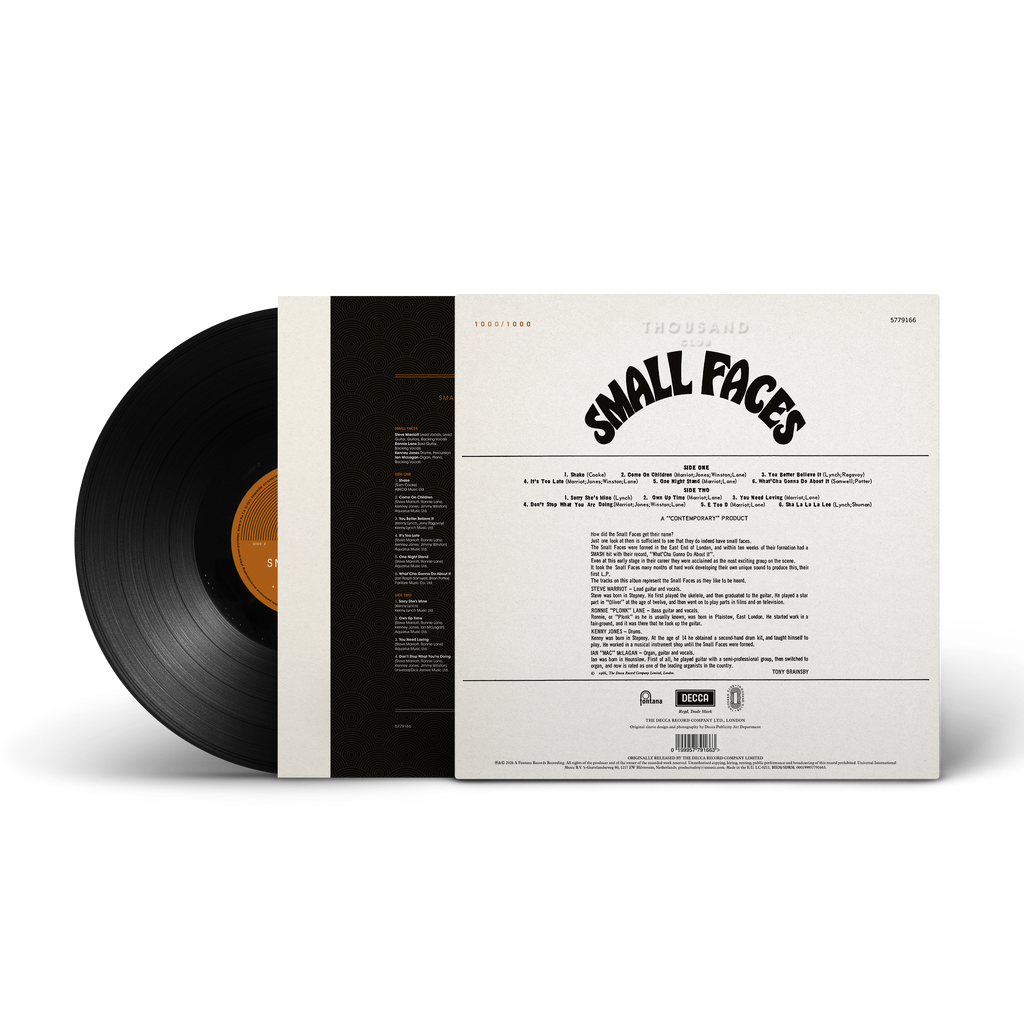 Small Faces (The Thousand Club) | Vinile Numerato + Card Autografata