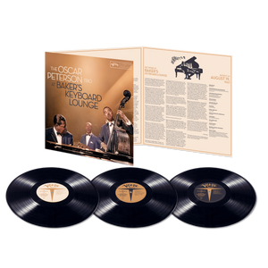 triplo vinile 3 dischi LP il trio del formidabile pianista, con il grande amico degli esordi bassista Ray Brown al contrabbasso e Ed Thigpen alla batteria