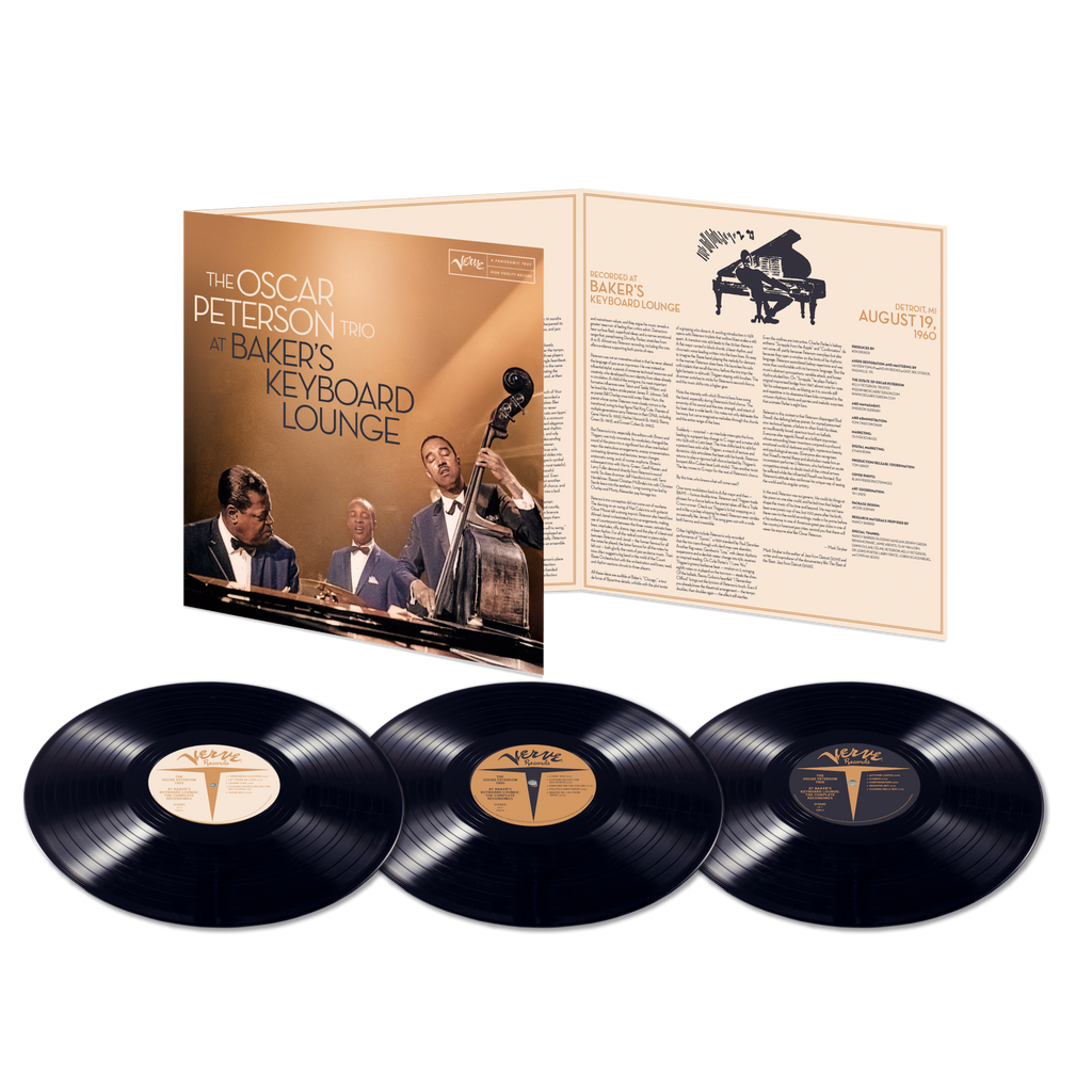 triplo vinile 3 dischi LP il trio del formidabile pianista, con il grande amico degli esordi bassista Ray Brown al contrabbasso e Ed Thigpen alla batteria