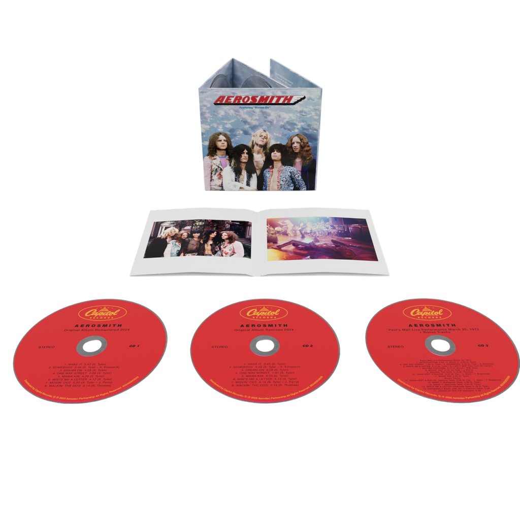 Aerosmith (Legendary Expanded Edition - 50th anniversary) | Triplo CD