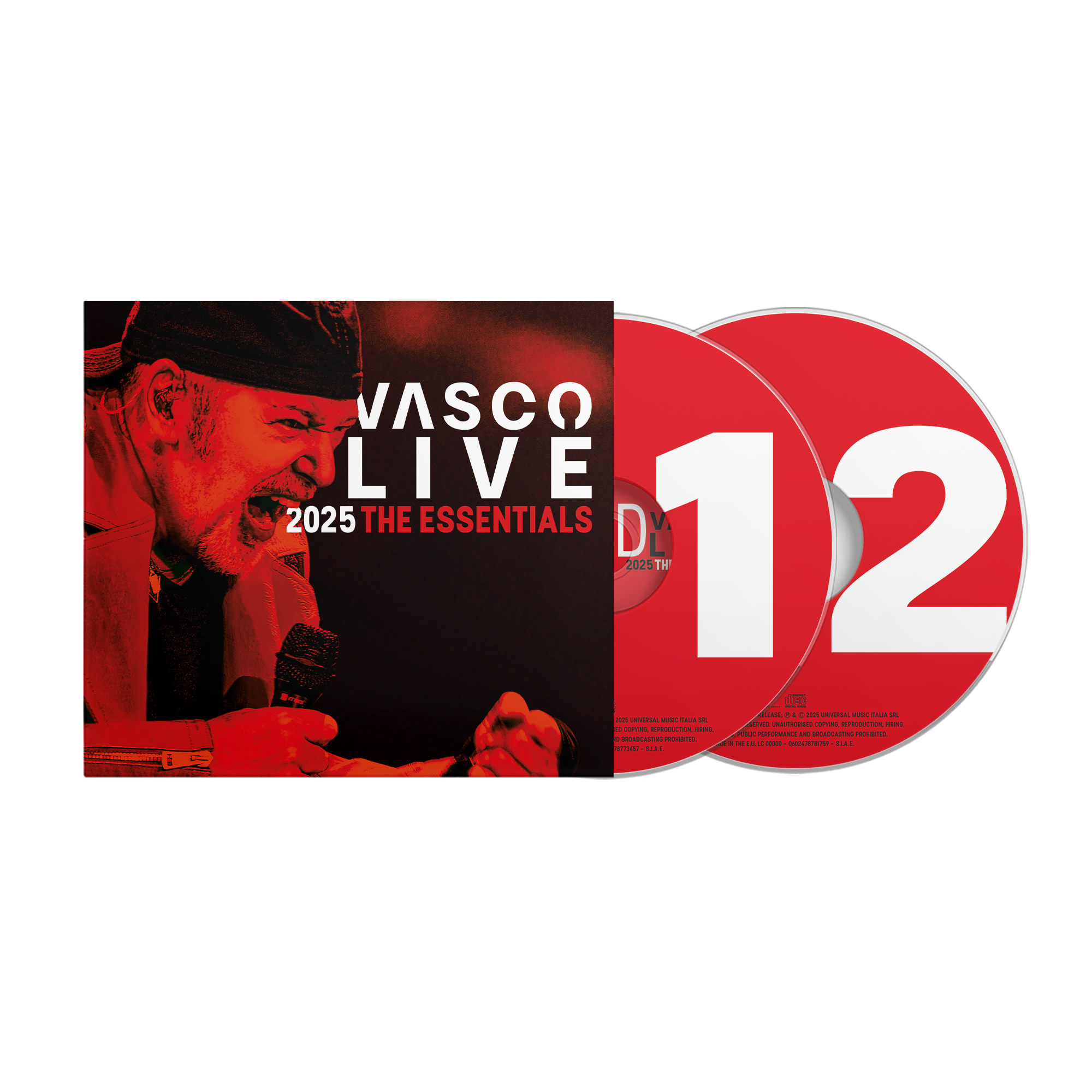 VASCO LIVE 2025 – THE ESSENTIALS | Doppio CD