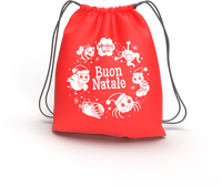 Whiskey Il Ragnetto | Zainetto Rosso 'Buon Natale'