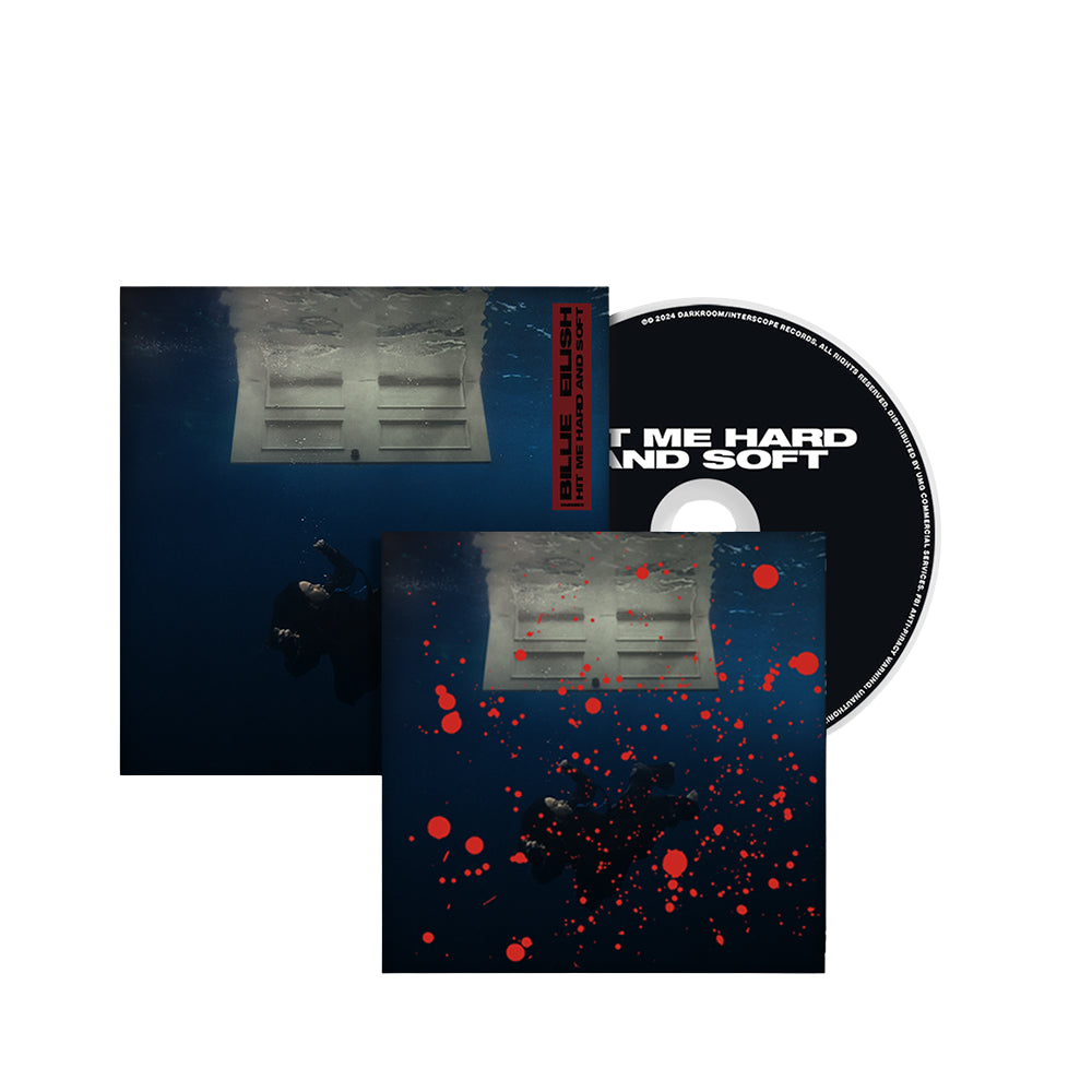 Billie Eilish, HIT ME HARD AND SOFT | CD + Splatter Paint Card Autografata 1