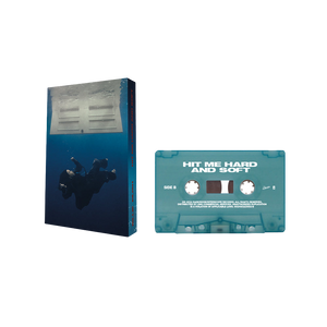 Billie Eilish, HIT ME HARD AND SOFT | Musicassetta Aqua Blue Frosted 1