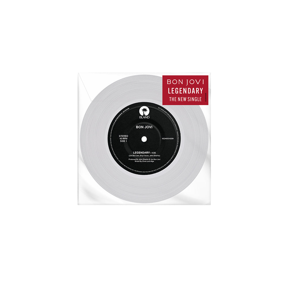Bon Jovi, Legendary | Vinile 7'' Clear 1