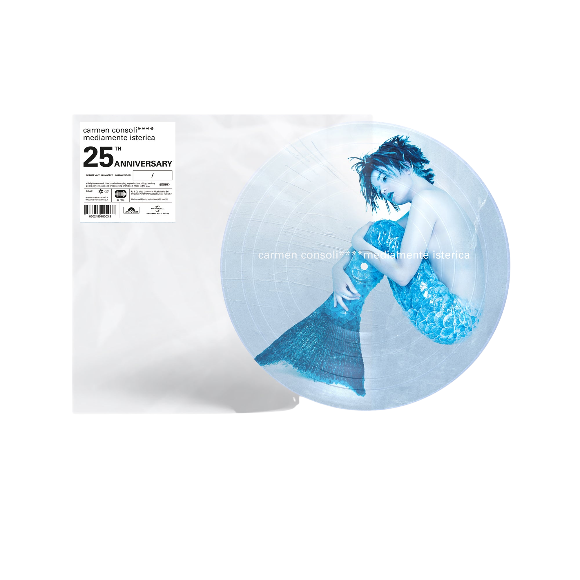 Carmen Consoli, Mediamente Isterica | Vinile Picture Disc Numerato 1