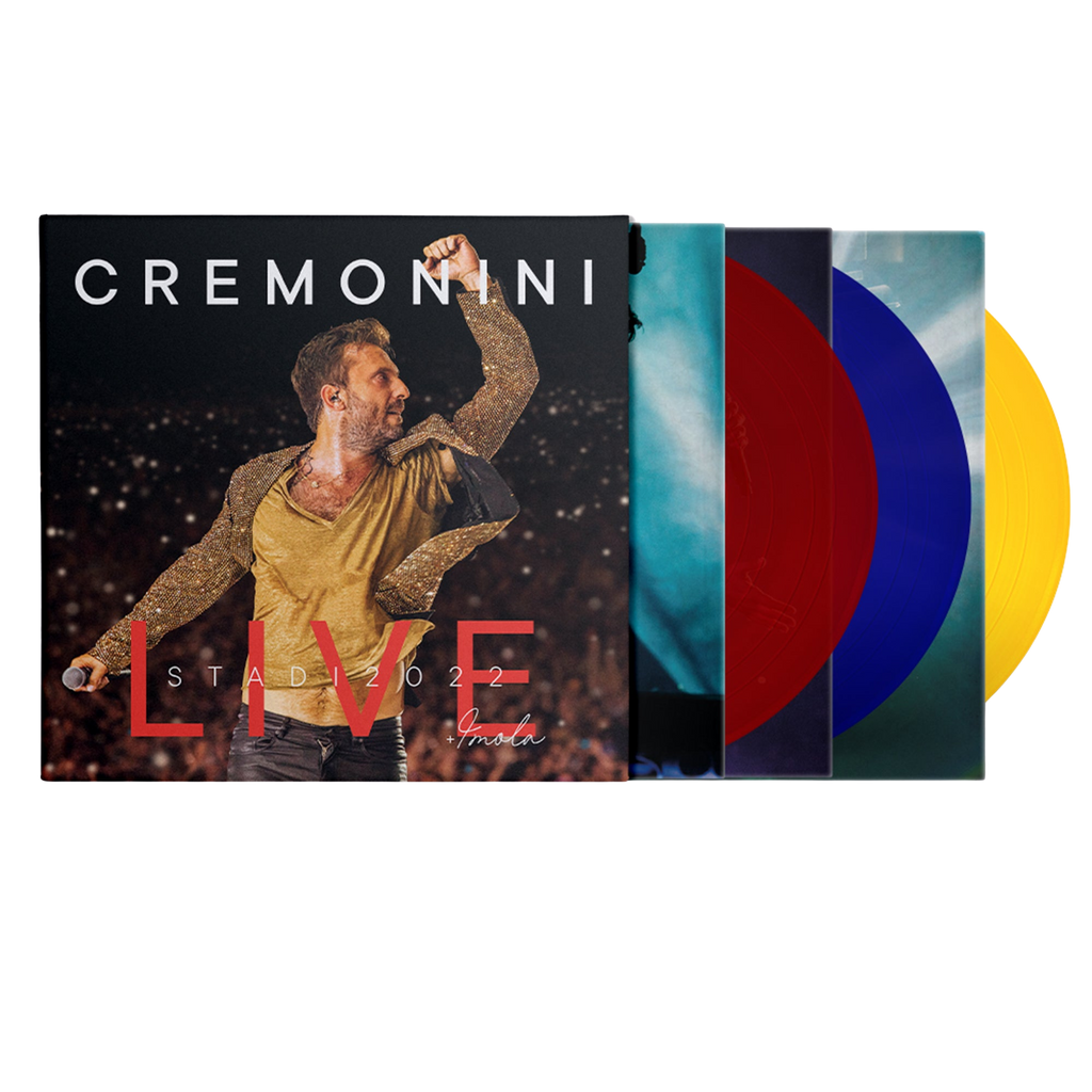 Cesare Cremonini, Cremonini LIVE: Stadi 2022 + Imola | Triplo Vinile Colorato 1