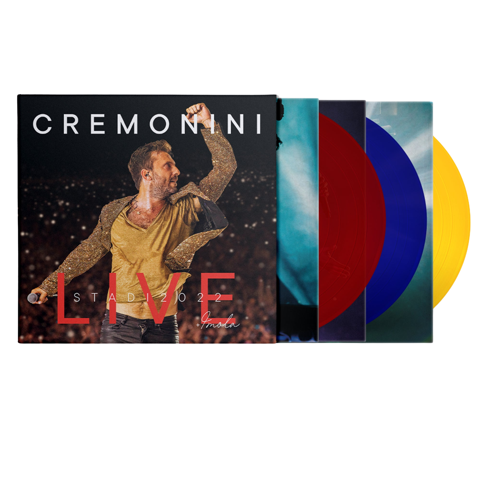 Cesare Cremonini, Cremonini LIVE: Stadi 2022 + Imola | Triplo Vinile Colorato 1