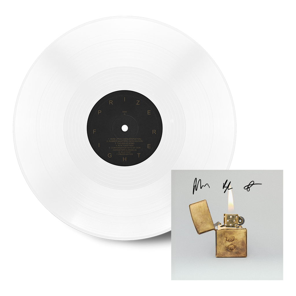 Prizefighter | Vinile Bianco 'Begin Again' + Card Autografata