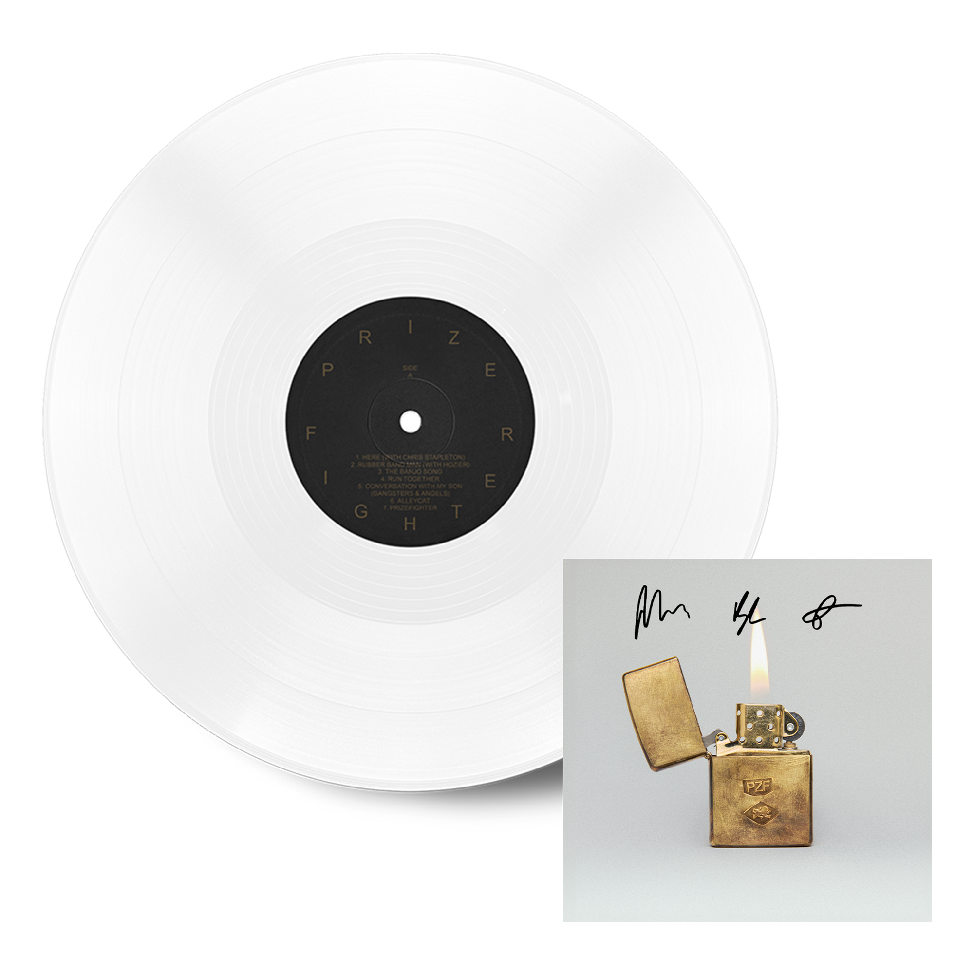 Prizefighter | Vinile Bianco 'Begin Again' + Card Autografata