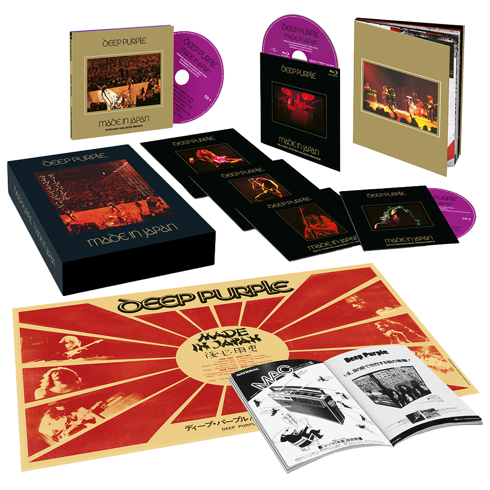 Deep Purple, Made In Japan (50th Anniversary Edition) | 5 CD + Bluray Audio Box Set 1