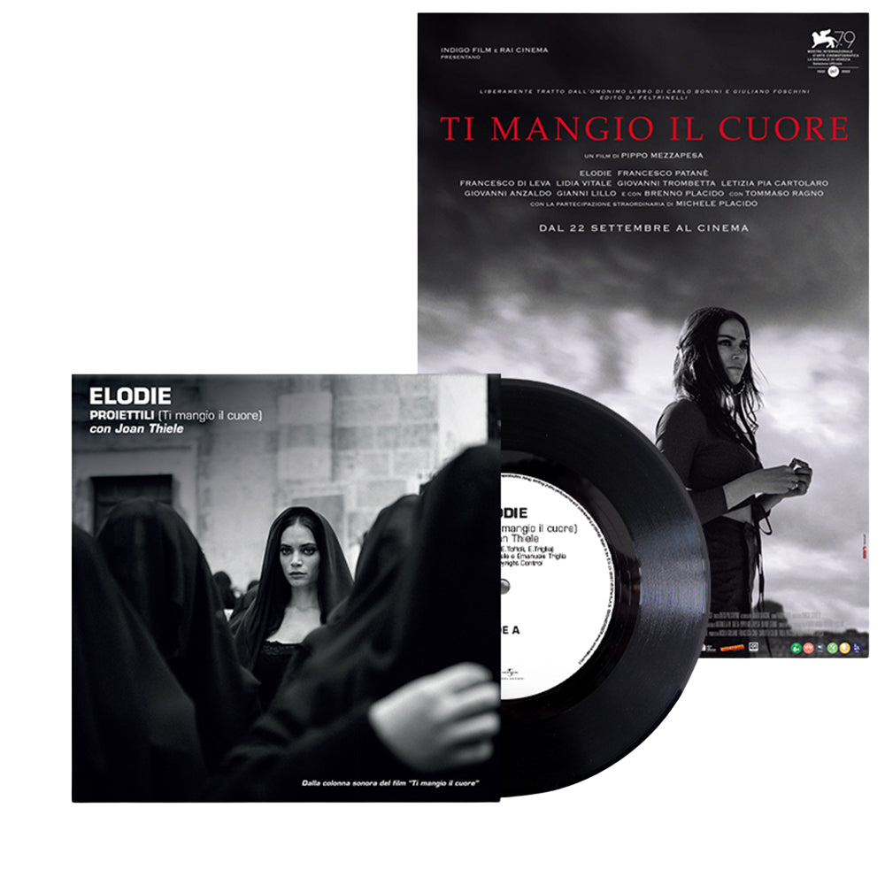 Elodie, Proiettili (Ti Mangio Il Cuore) | 45 giri + Poster Autografato 1
