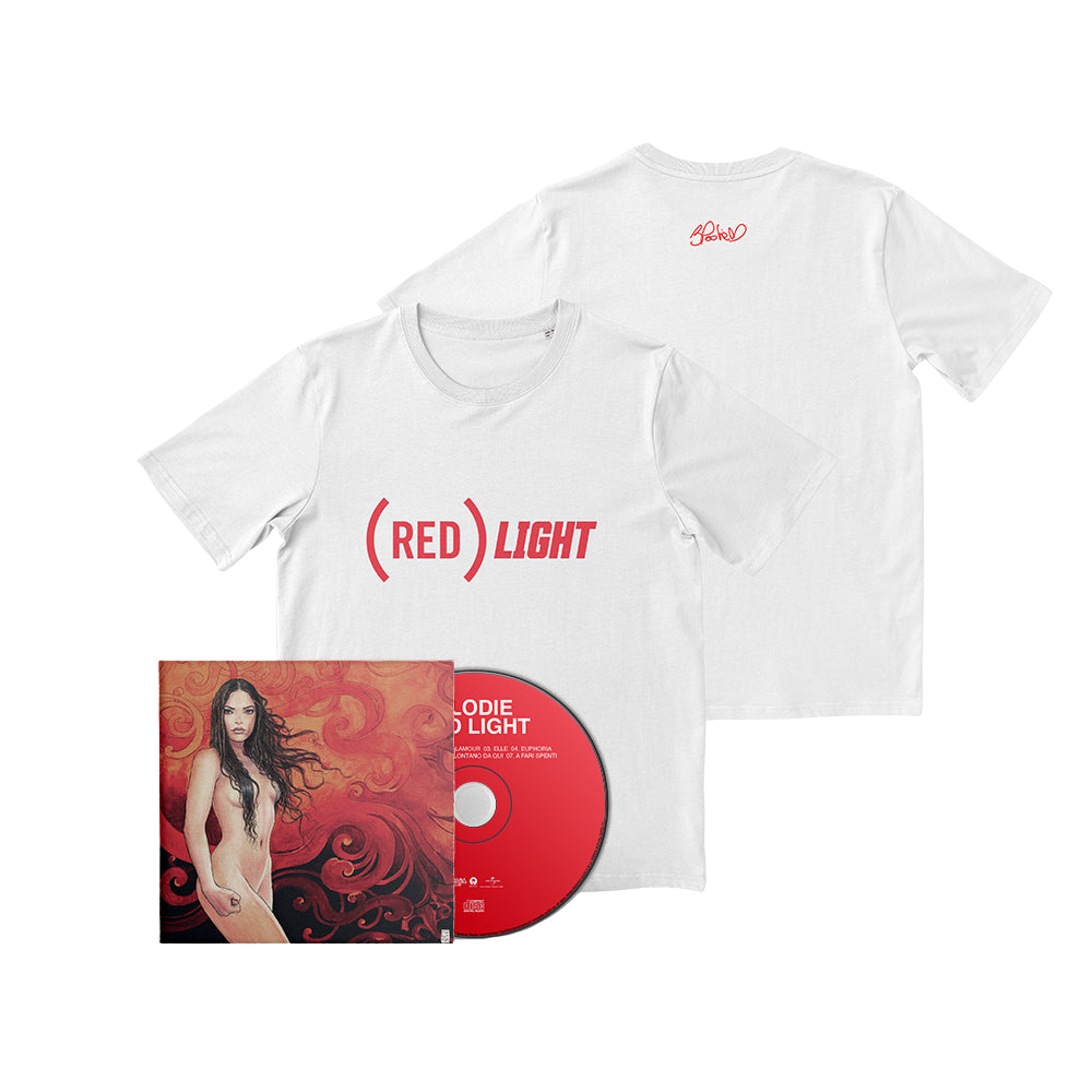 Elodie, RED LIGHT | CD + T-Shirt (RED) LIGHT 1
