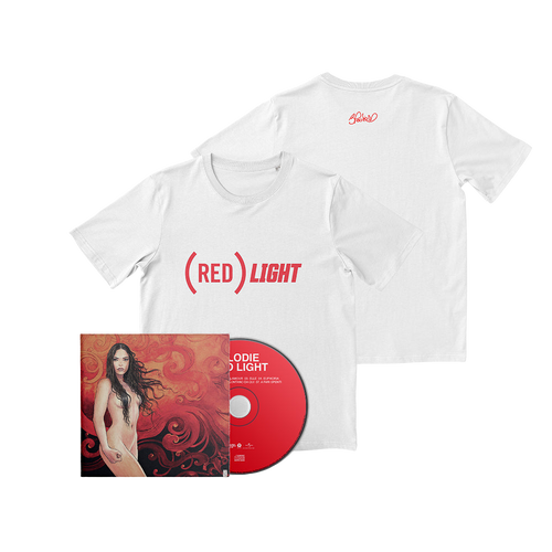 Elodie, RED LIGHT | CD + T-Shirt (RED) LIGHT 1