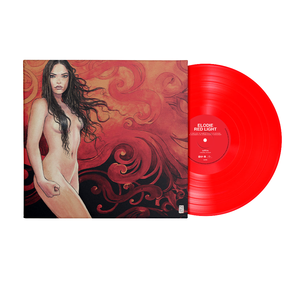 Elodie, RED LIGHT | Vinile Colorato Autografato 1