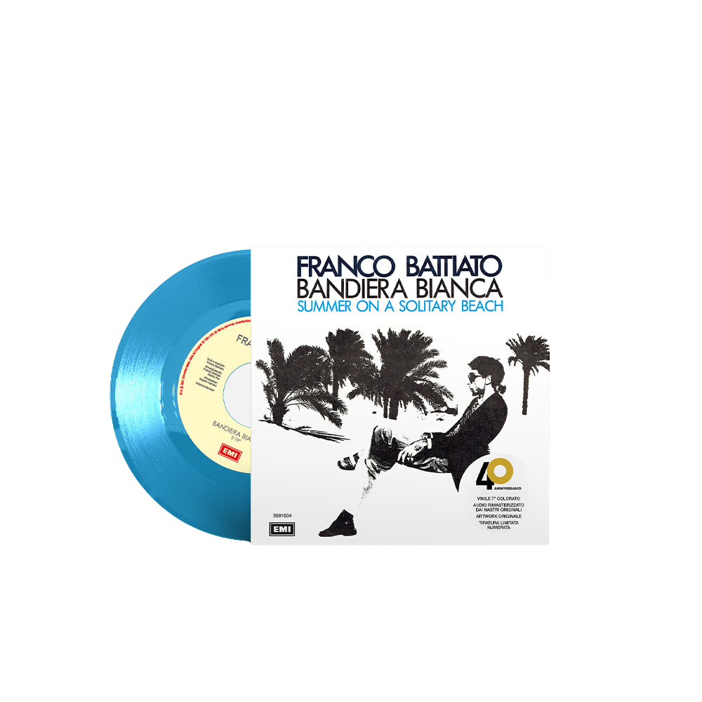 Franco Battiato, Bandiera Bianca/Summer On A Solitary Beach | Vinile Colorato 7'' - 45 giri 1