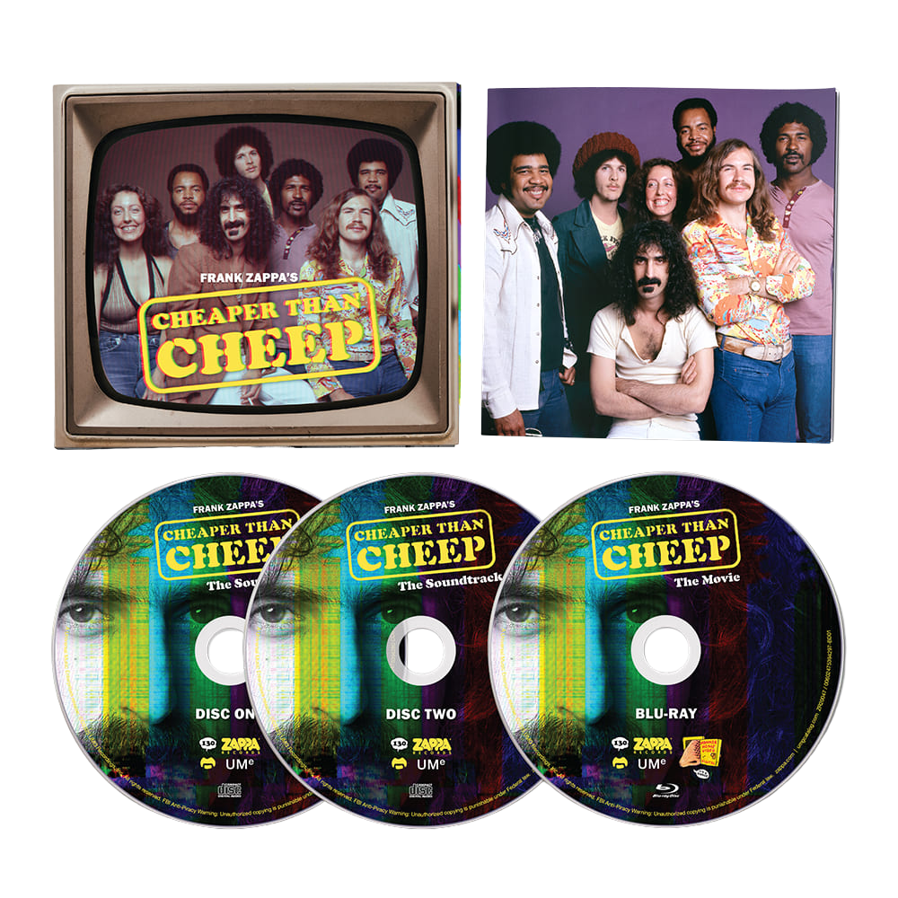 Frank Zappa, Cheaper Than Cheep | Doppio CD + Blu-Ray 1