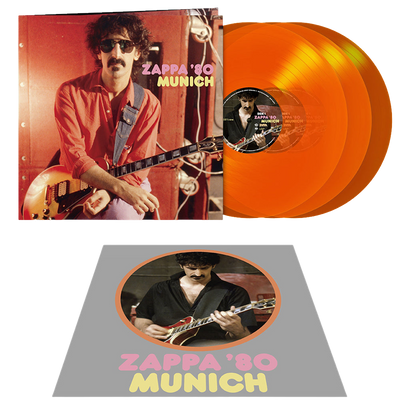Frank Zappa, Zappa ’80 - Munich | Triplo Vinile Colorato + termoadesivo 1