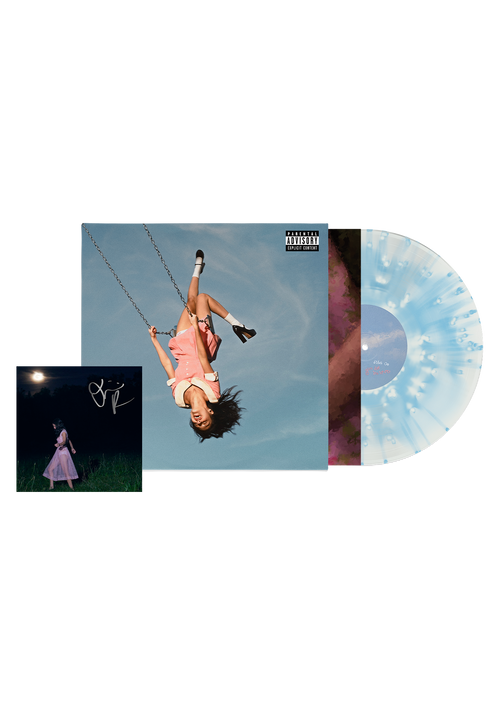 you seem pretty sad for a girl so in love | Vinile pop-up blue 'static lover' + Card Autografata