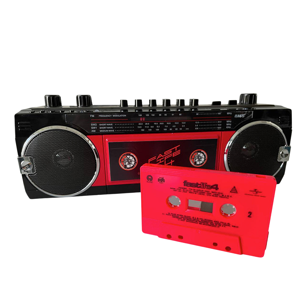 Guè & DJ Harsh, Fastlife 4 | Radioregistratore Ghettoblaster + Musicassetta 1