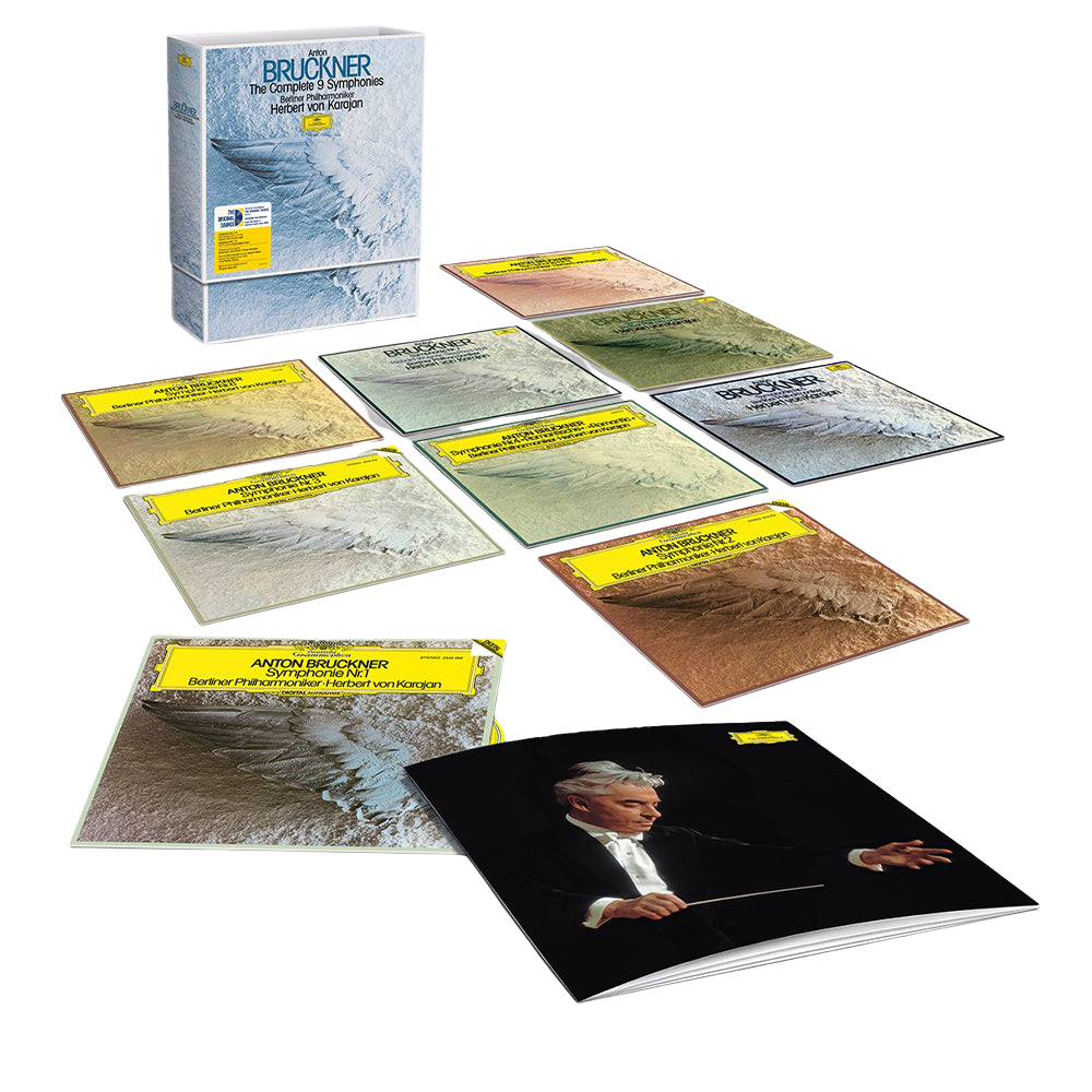 Herbert Von Karajan / Berliner Philharmoniker, Bruckner: Le 9 Sinfonie | Box 17 LP Numerato 1