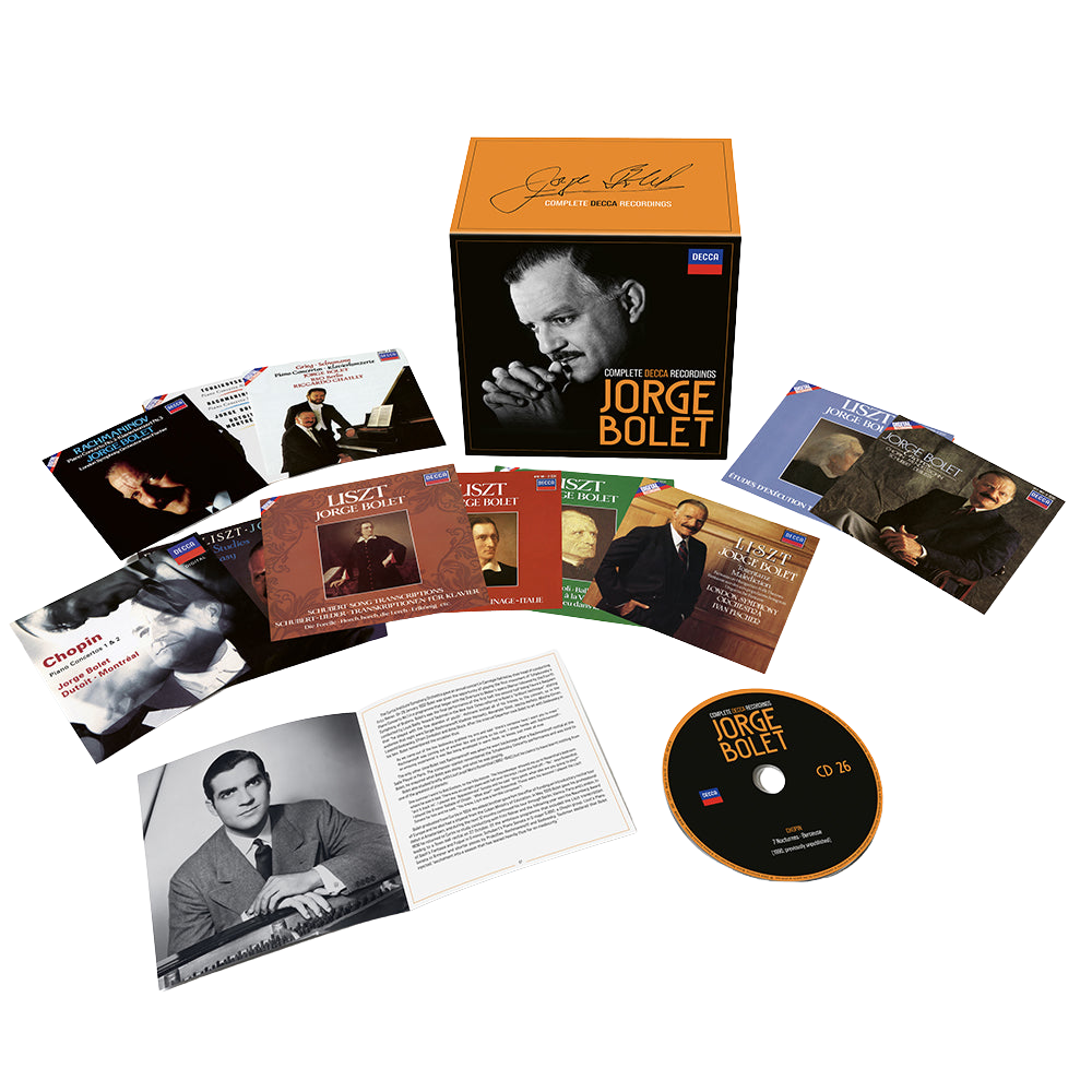 Jorge Bolet, The Complete Decca Recordings | Limited Edition 26 CD Box Set 1