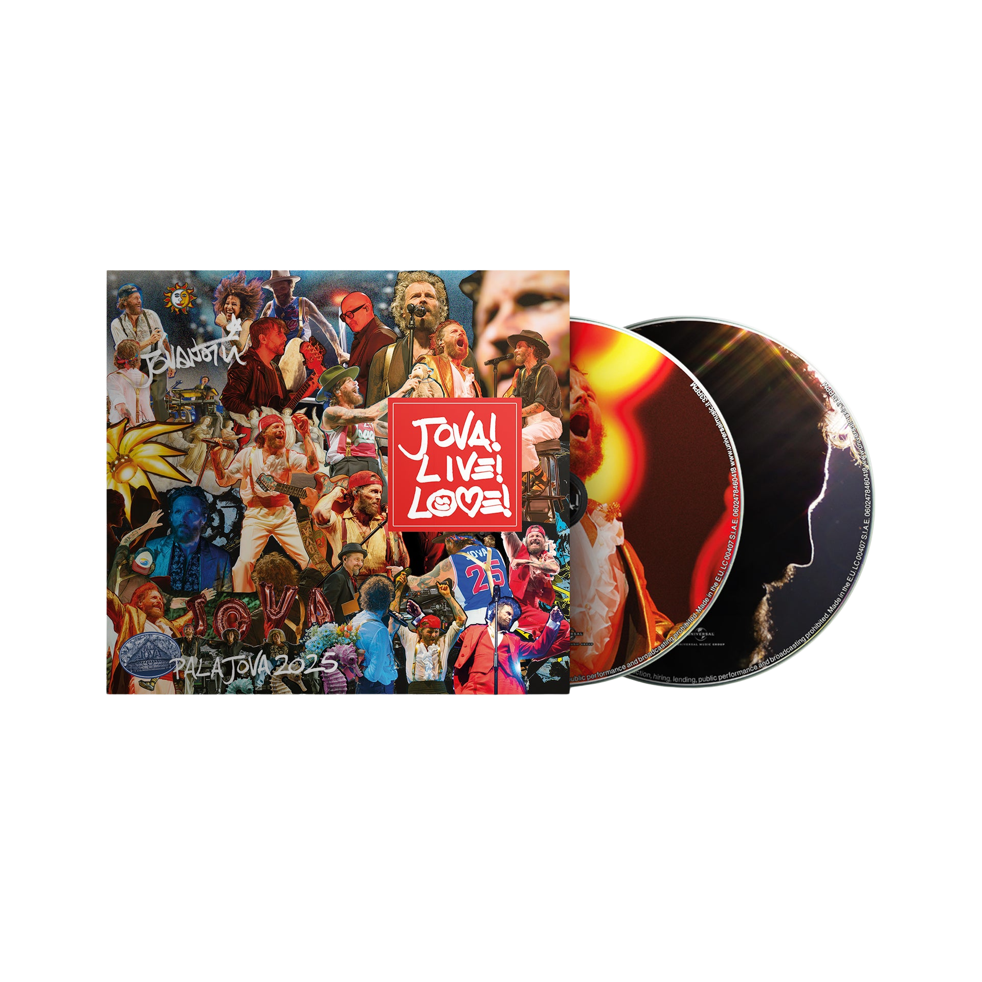 Jovanotti, JOVA! LIVE! LOVE! | Doppio CD 1