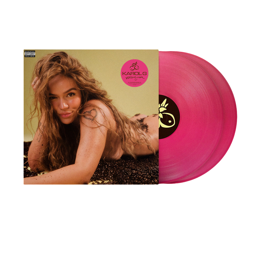 Karol G, Tropicoqueta | 2LP Hibiscus Pink Alternative Cover 1