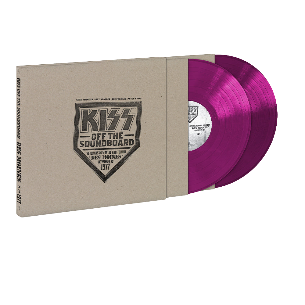 Kiss, Off The Soundboard: Des Moines – November 29, 1977 | Doppio Vinile Colorato 1