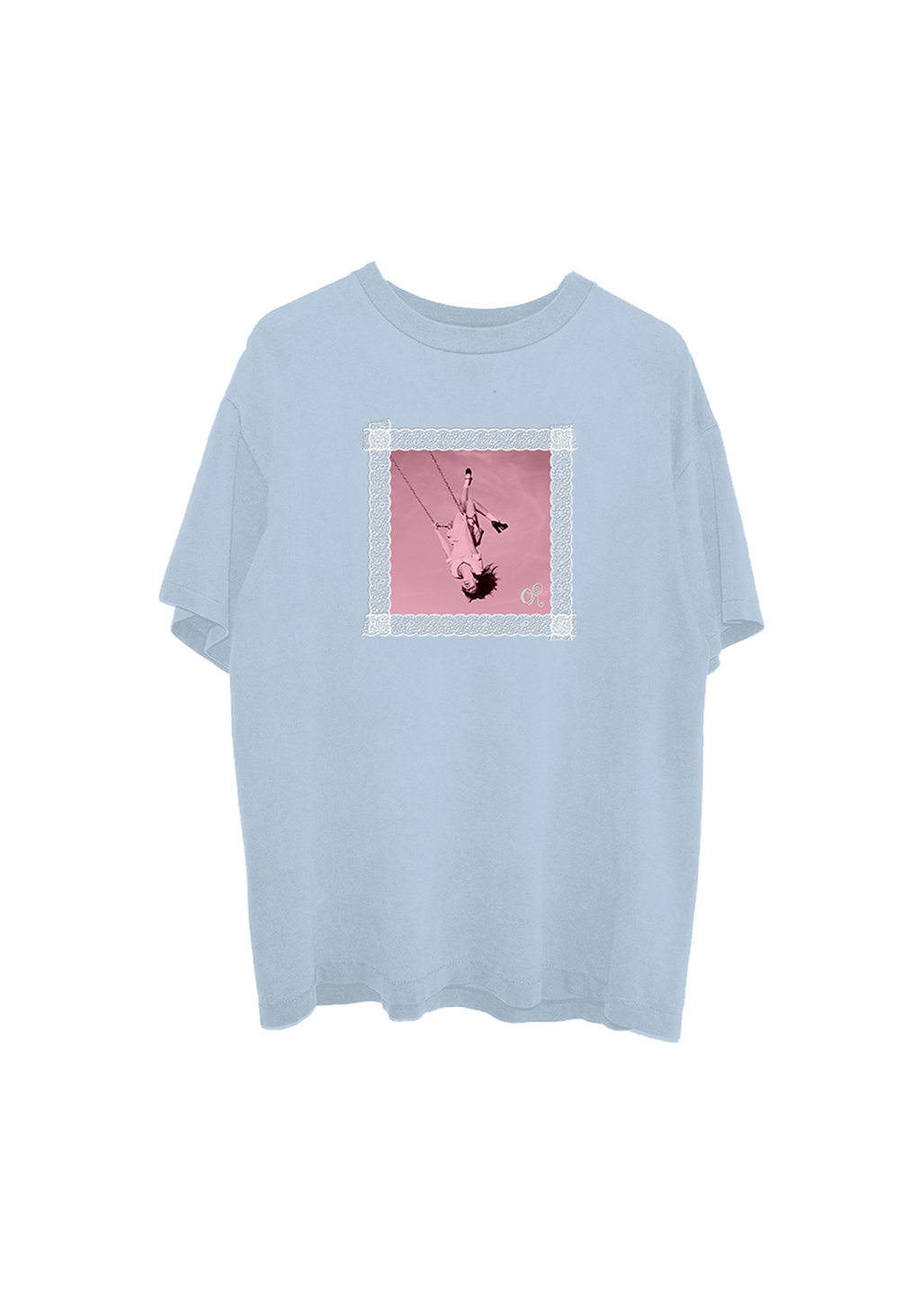 Lace Album Cover | T-shirt oversize in pizzo