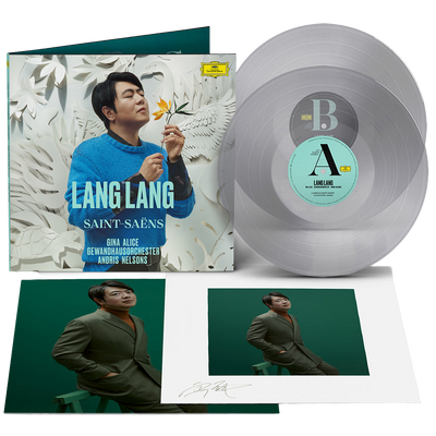 Lang Lang, Saint-Saëns | Doppio Vinile Trasparente Autografato 1