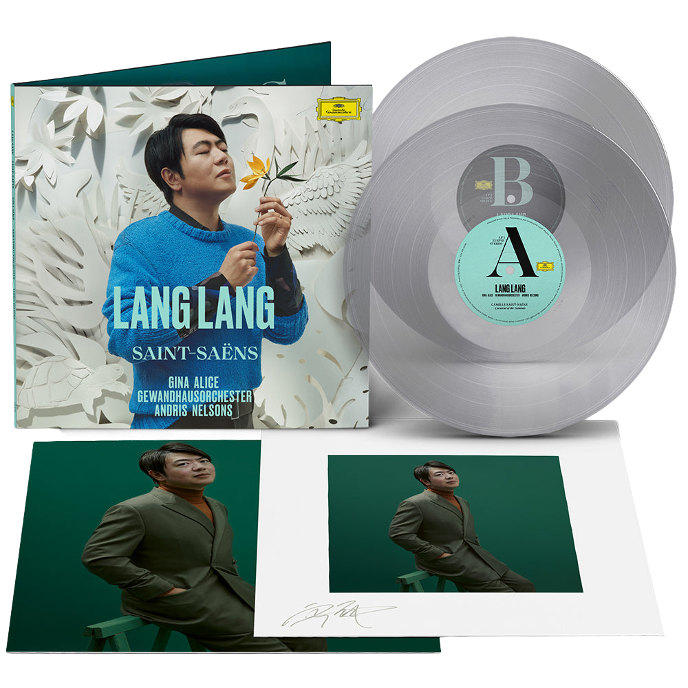 Lang Lang, Saint-Saëns | Doppio Vinile Trasparente Autografato 1