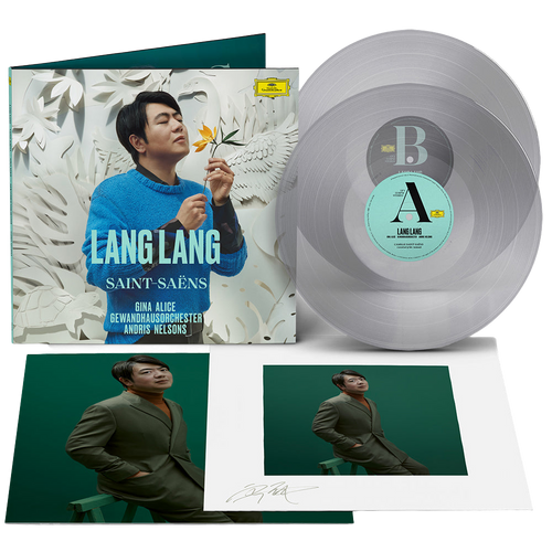 Lang Lang, Saint-Saëns | Doppio Vinile Trasparente Autografato 1