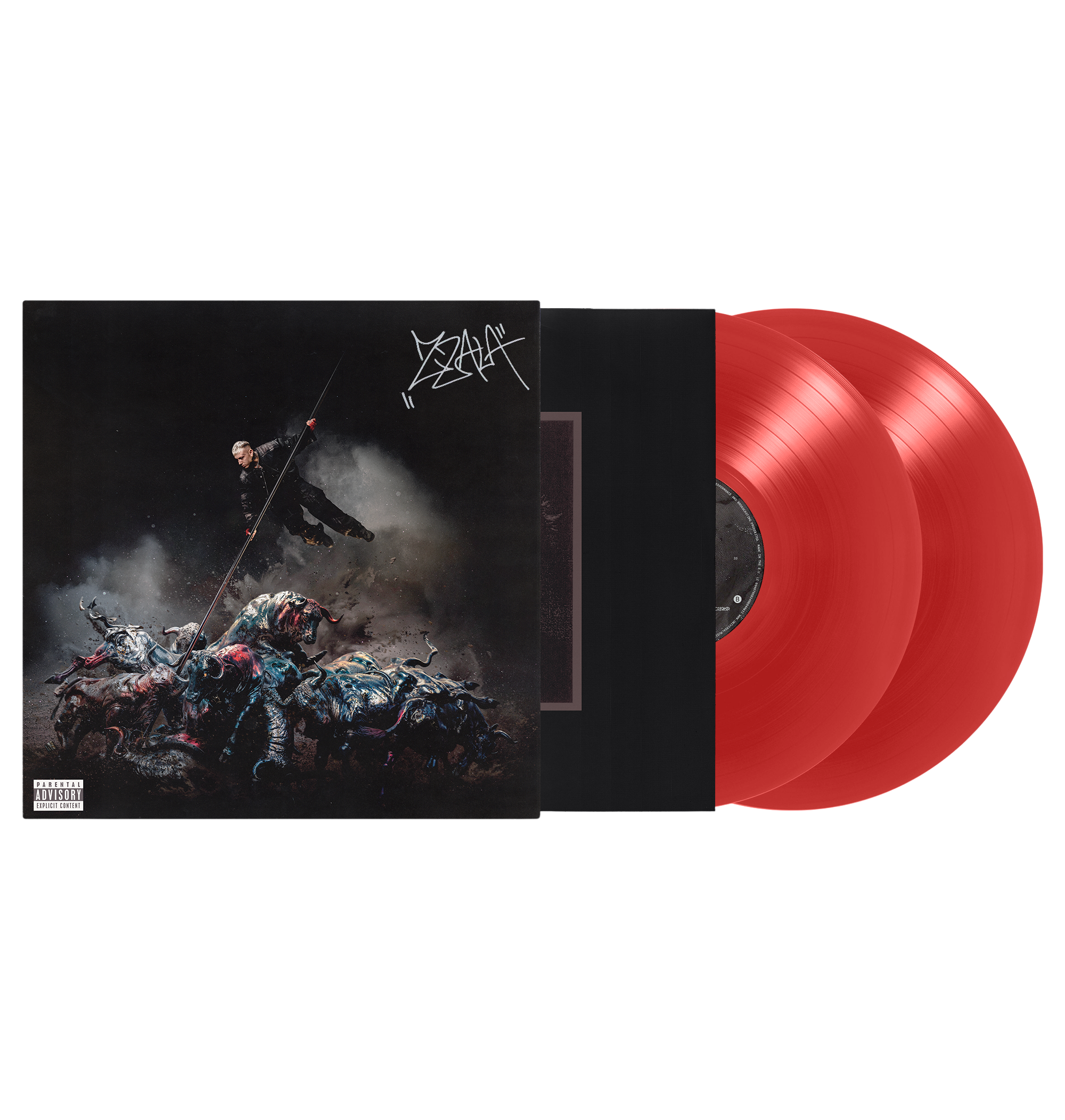 Lazza, LOCURA | 2LP Rosso Autografato 1