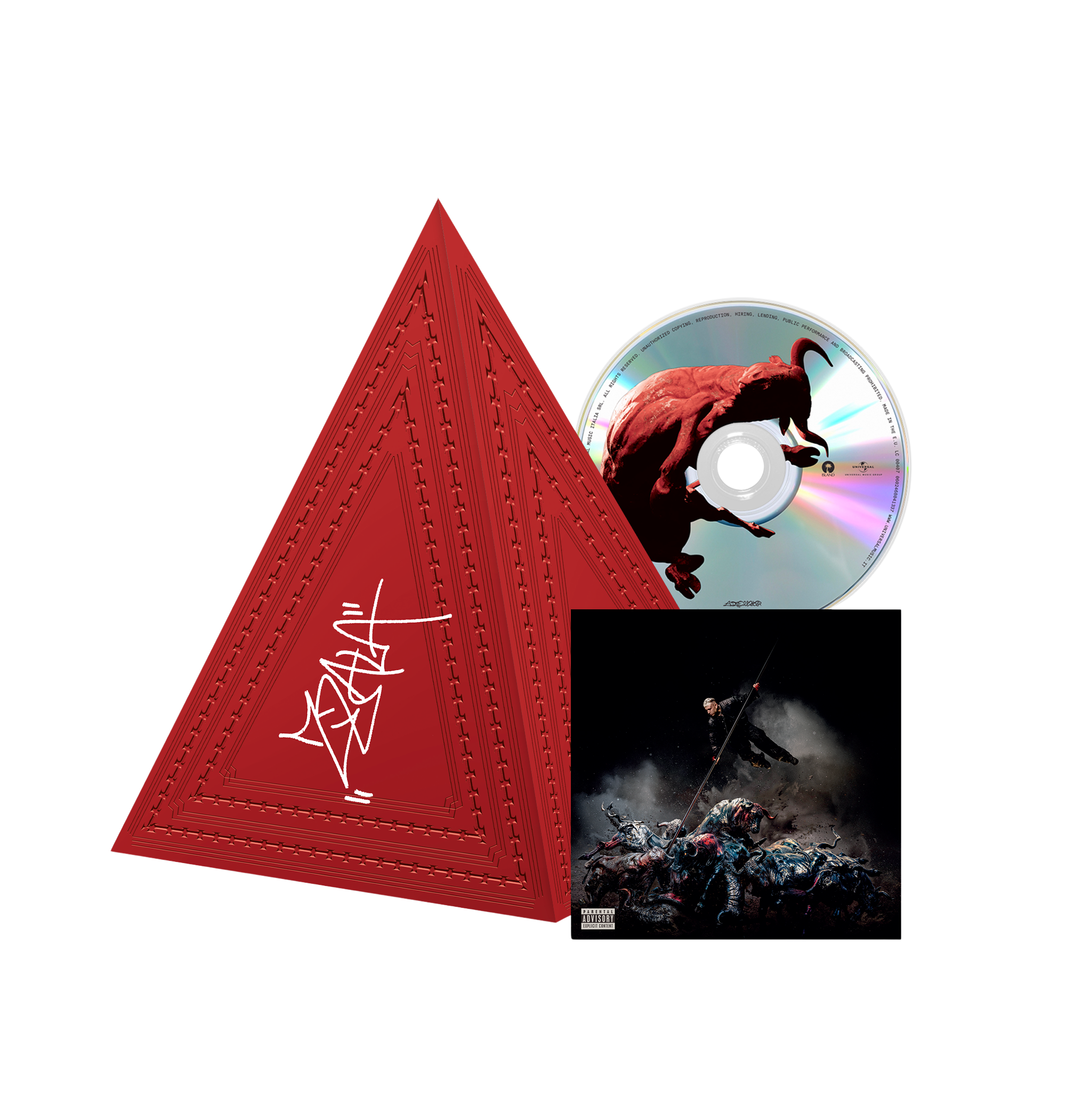 Lazza, LOCURA | CD Autografato Numerato Box Piramide 1