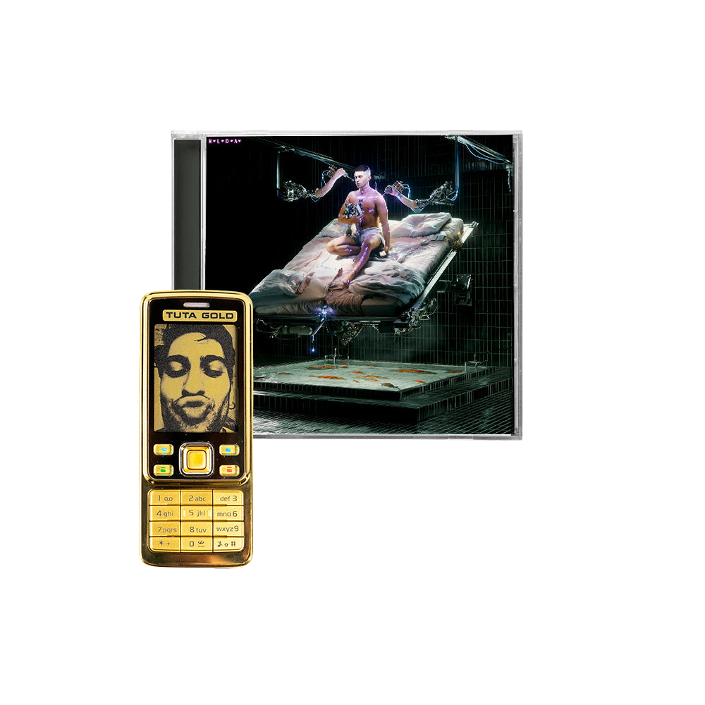 Mahmood, NEI LETTI DEGLI ALTRI | CD Autografato + Telefonino Gold 1