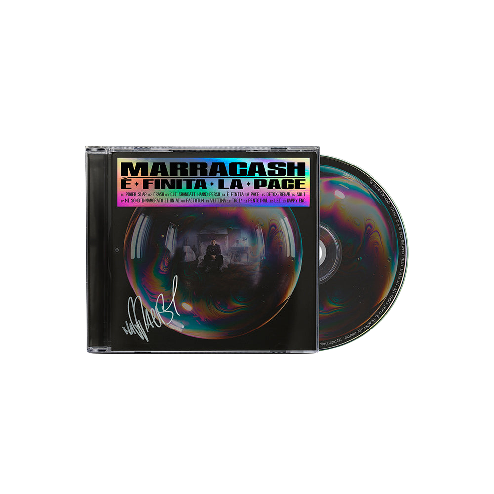 Marracash, È FINITA LA PACE | CD Autografato Numerato 1