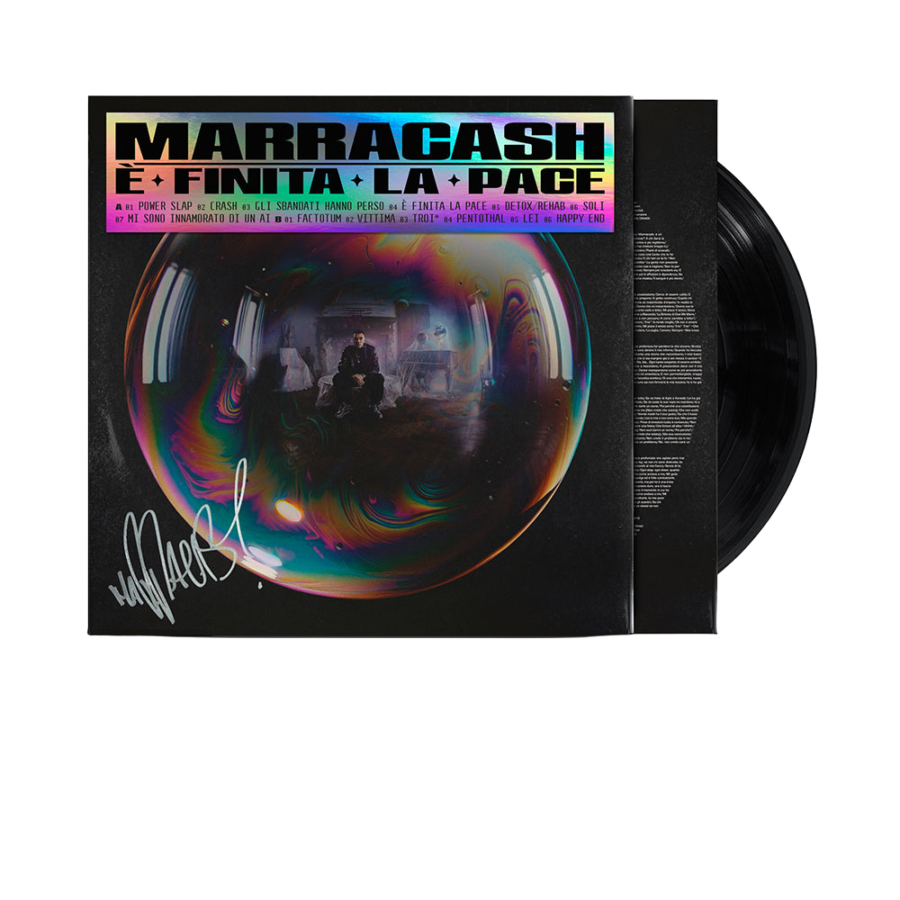 Marracash, È FINITA LA PACE | Vinile Autografato Numerato 1