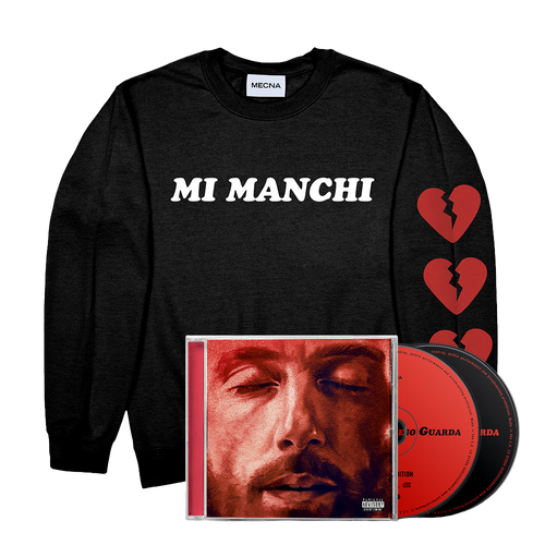 Mecna, Mentre Nessuno Guarda Deluxe Edition | 2CD Autografato + Felpa Nera 1