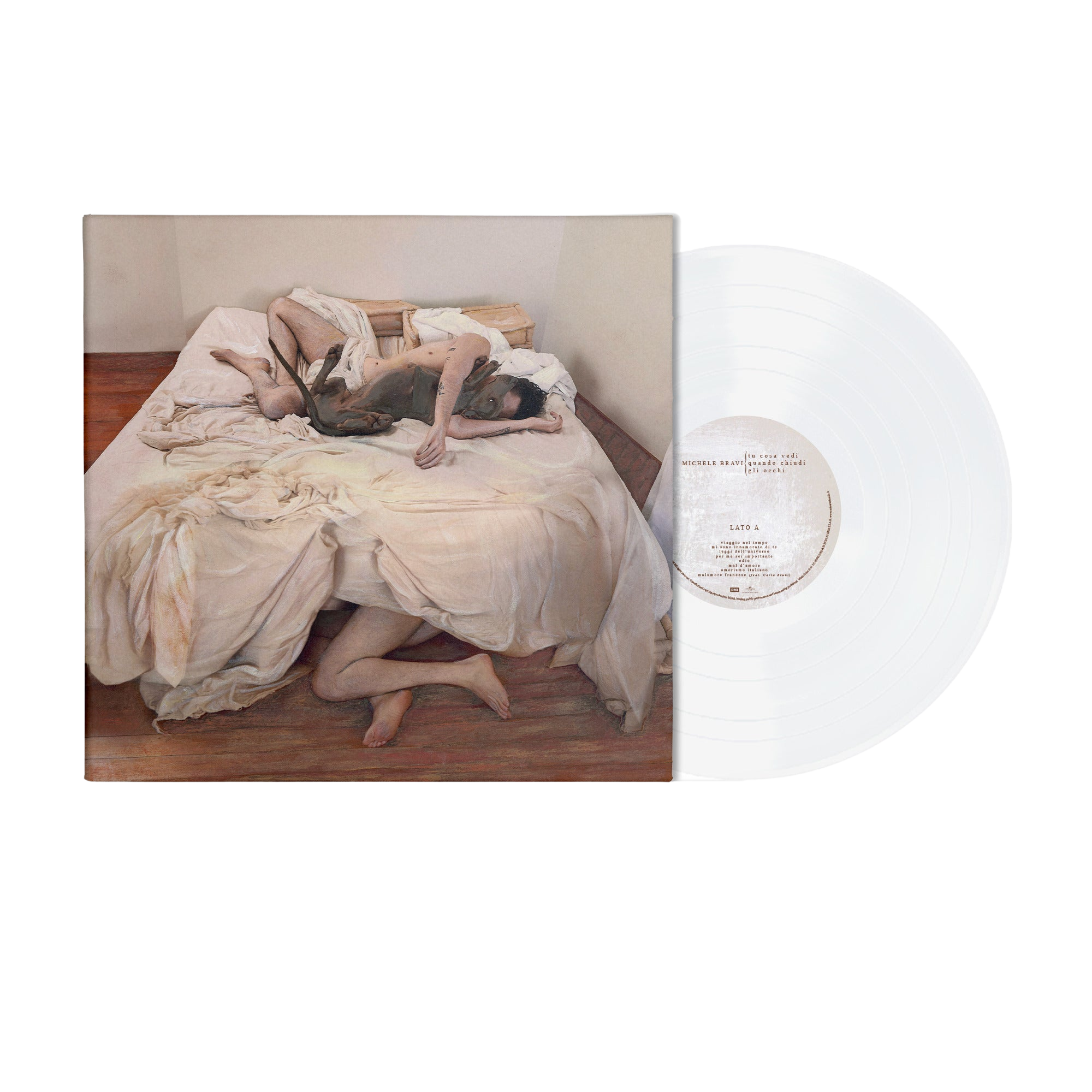 Michele Bravi, tu cosa vedi quando chiudi gli occhi | Vinile Colorato Autografato 1