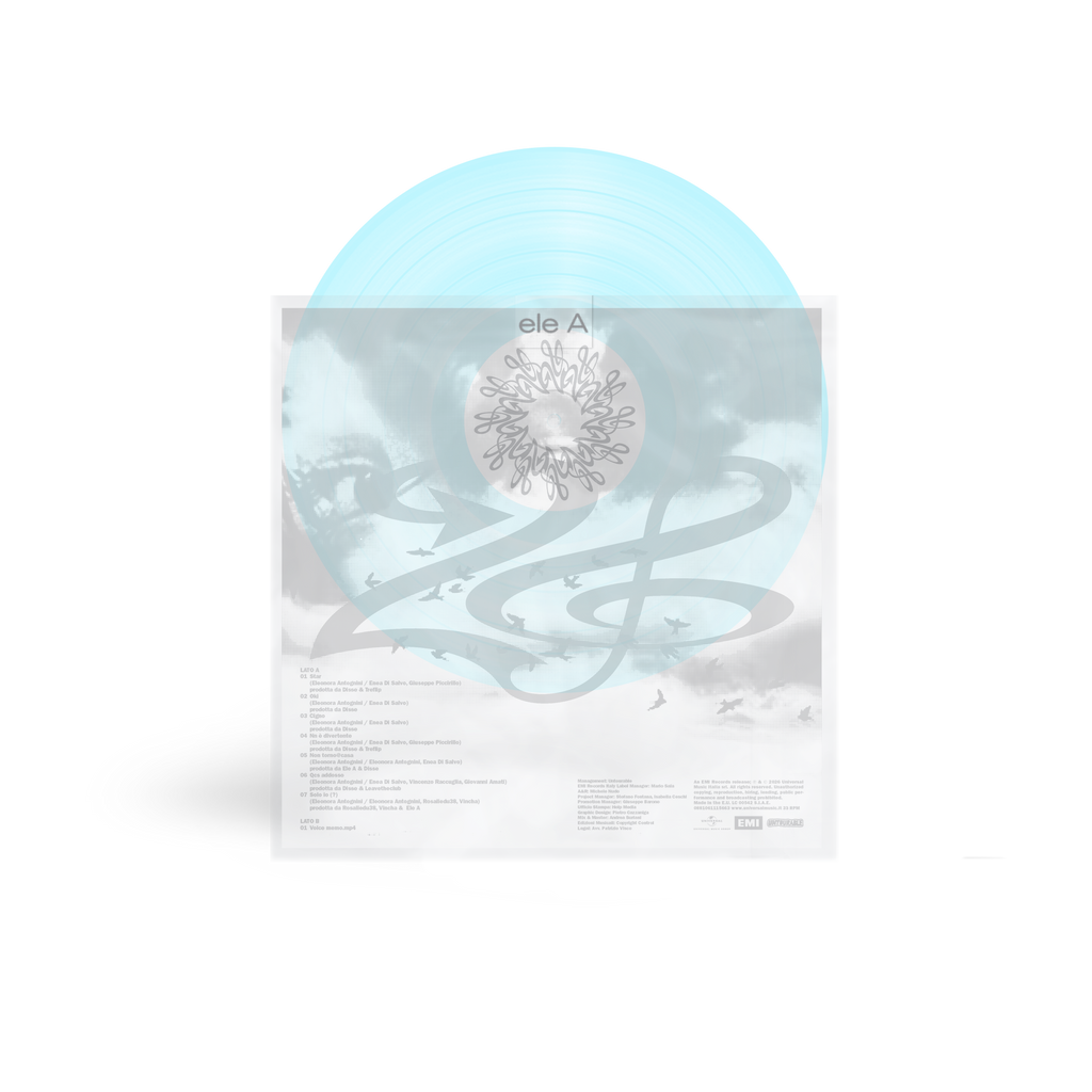 26 | Vinile Azzurro Trasparente