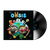 J Balvin & Bad Bunny – ‘Oasis’ vinile LP – copertina album illustrata con personaggi cartoon su pianeta e logo Oasis su sfondo nero stellato