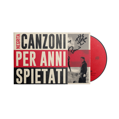 Negrita, Canzoni Per Anni Spietati | CD Autografato Numerato 1
