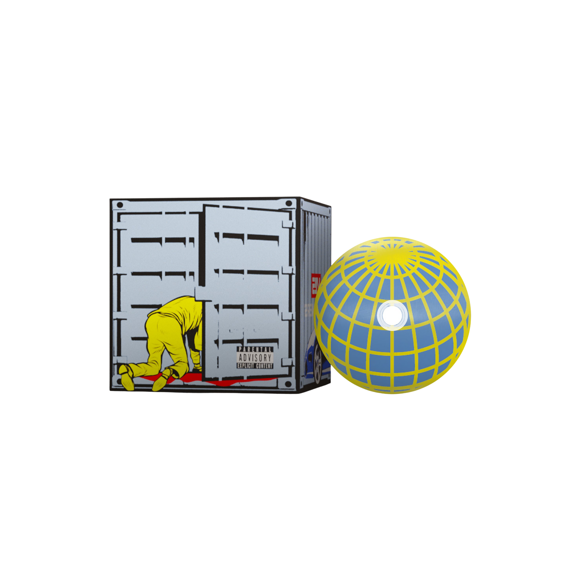 Night Skinny, Containers | CD Autografato Box Container + Adesivi 1