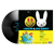 J Balvin e Bad Bunny Oasis LP vinile – retro copertina con tracklist, grafiche smiley e bunny icon, disco nero visibile da sleeve
