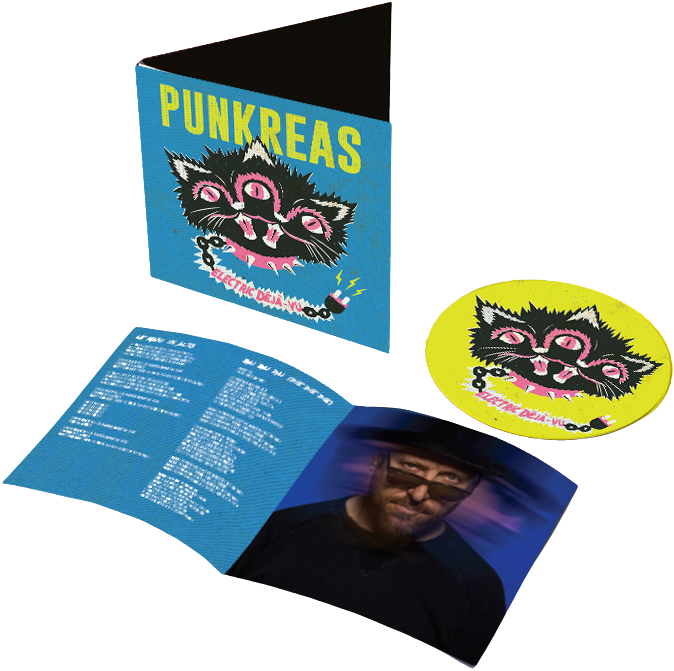 Punkreas, Electric Déjà-Vu | CD Autografato 1
