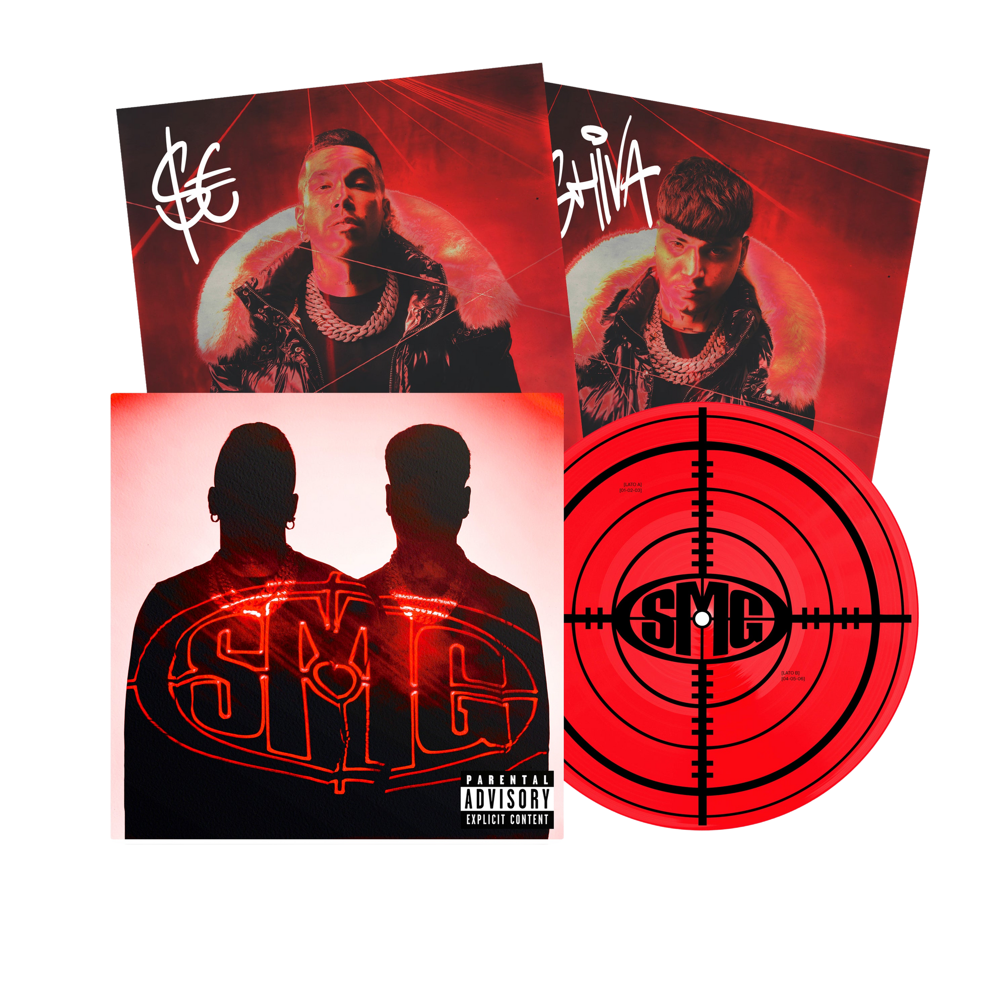 Sfera Ebbasta & Shiva, SANTANA MONEY GANG | LP Picture Disc Autografato Numerato (Laser Edition) 1
