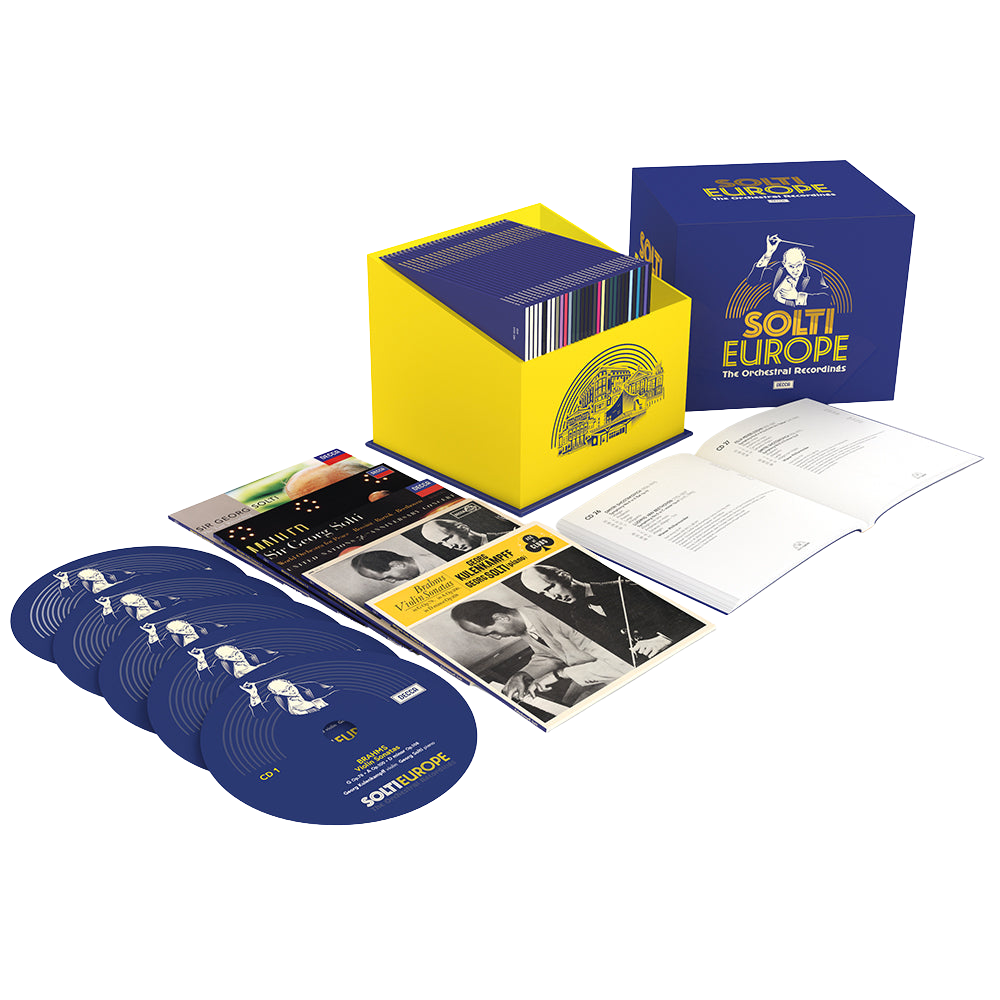 Sir Georg Solti, Solti In Europe – The Orchestral Recordings | Box 45 CD + 2 DVD 1