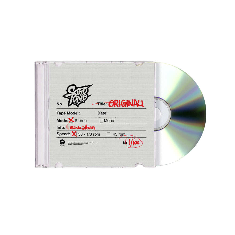 Sottotono, Originali | Prima tiratura limitata - CD numerato a mano e autografato 1